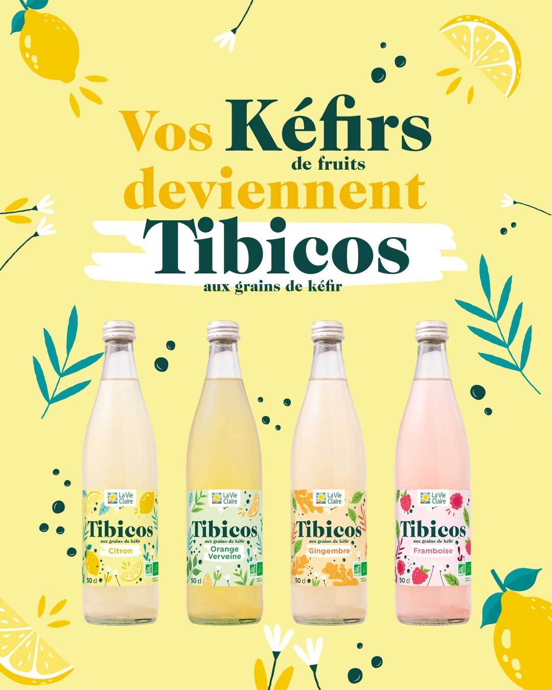 Vos kéfirs de fruits deviennent Tibicos !