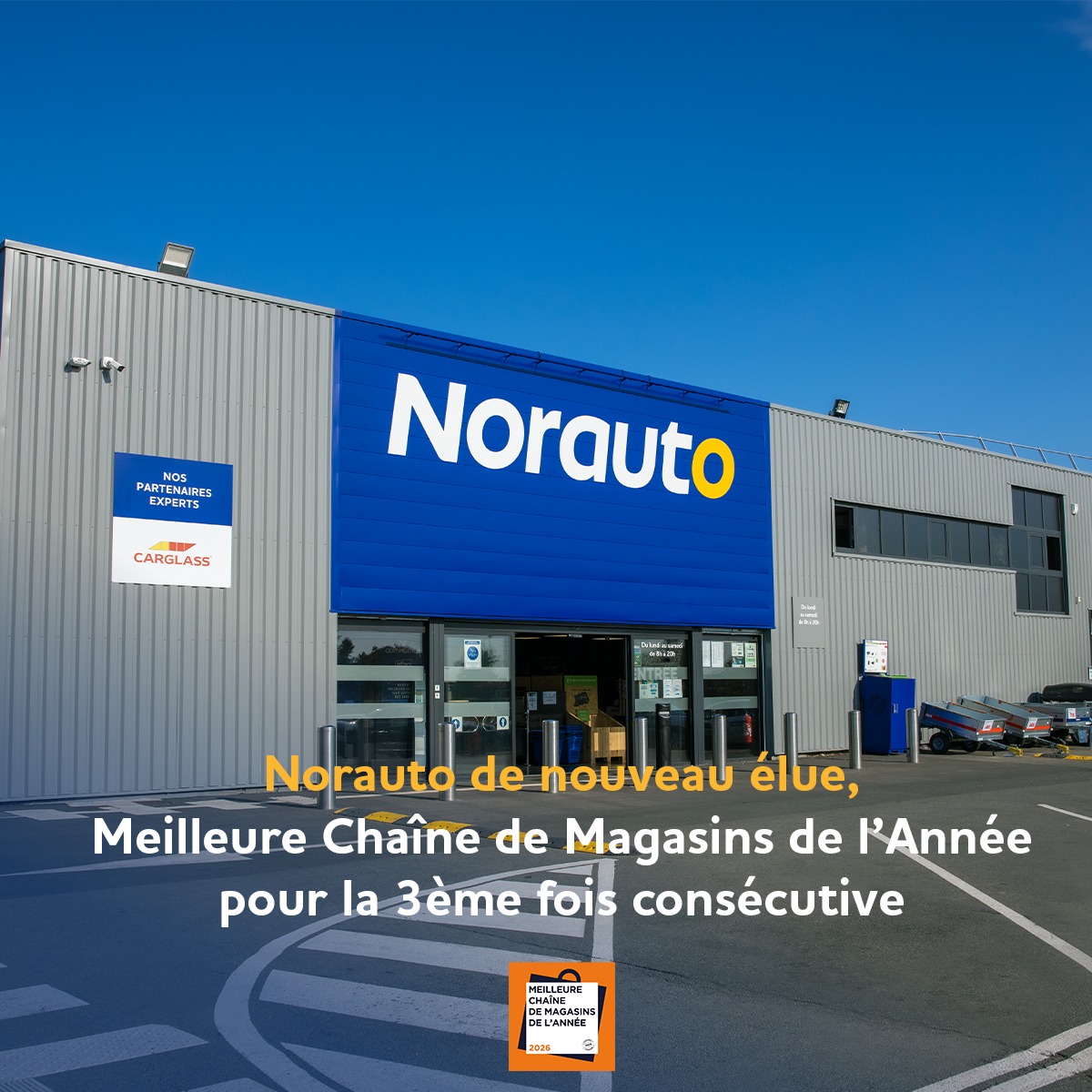 Norauto France élue « Meilleure Chaîne de Magasins de l’Année » pour la 3ᵉ fois consécutive !